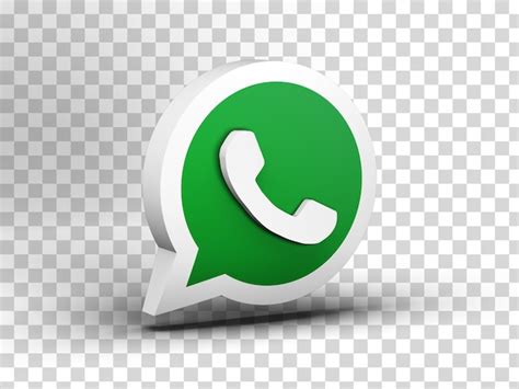 Premium Psd Whatsapp Icon 3d Render
