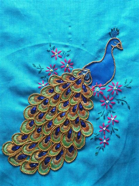 13 Peacock Hand Embroidery Designs Pilar Rubio