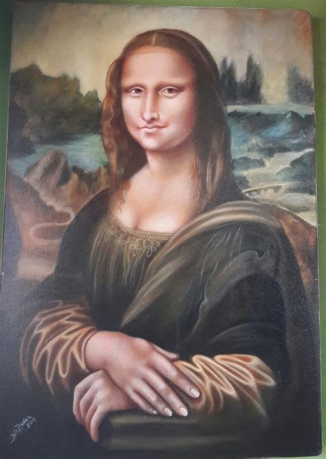 La Mona Lisa Replica De Leonardo Da Vinvi Asociación Panameña De