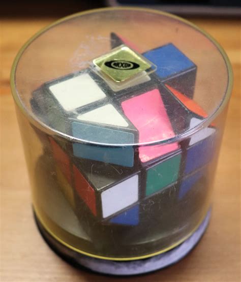 Rubiks Cube Octagon Barrel Puzzle Vintagearcade