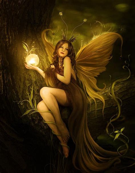 Forest Fairy By Bronzehalo Fadas Um Ser Do Reino Elemental Ou Uma
