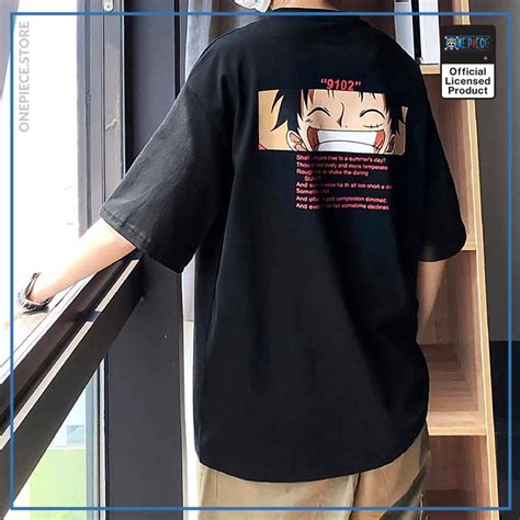 One Piece T Shirt Monkey D Luffy Harajuku Official Merch One Piece