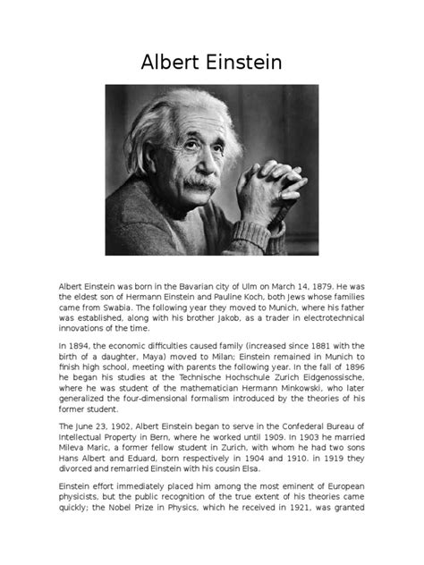 Albert Einstein Albert Einstein Quantum Mechanics