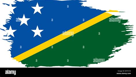 Solomon Islands Flag Vector Illustration Stock Vector Image And Art Alamy