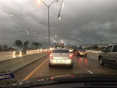 Severe Storms Bring Hail Wind And Rain To Houston Area