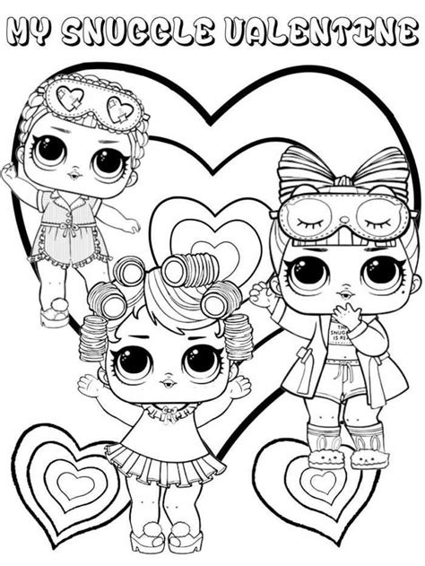 Disney lol app, games, videos, coloring pages, and more! Printable LOL Doll Coloring Pages | Valentine coloring ...