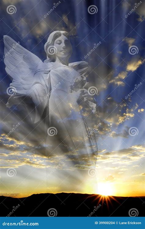 Man Into A Heavenly Light Stock Image 26185255