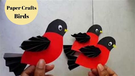 Diy Easy Paper Craft Bird Paper Crafts For Kids Craft Paper Ideas By