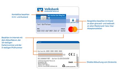 Volksbank Düsseldorf Neuss eG girocard Debit Mastercard