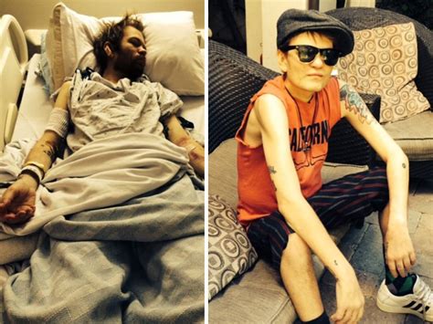 Sum 41 Singer Deryck Whibley Reveals Shockingly Thin Frame After Hospitalization For Alcohol