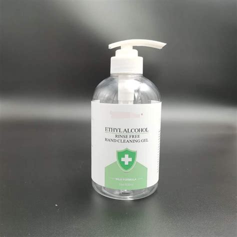 Active ingredient 75% ethyl achohol. China 100ml 500ml Portable Disposable No-Wash No Rinse ...