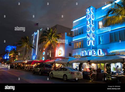 Colony Hotel Ocean Drive South Beach Miami Beach Florida United