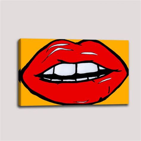 Pop Art Lips By Andy Warhol Casadepicturiro