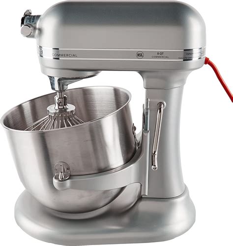 KitchenAid Commercial Series Qt Bowl Lift Stand Mixer Nickel Pearl KSM NP Plant Based Pros