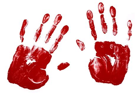 Bloody Handprint Vector At Collection Of Bloody