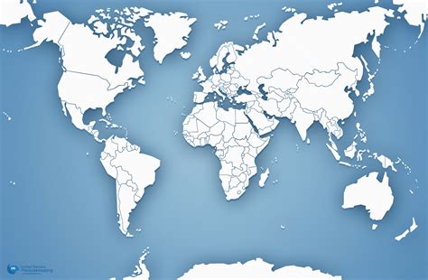 World Political Map Without Names Afp Cv