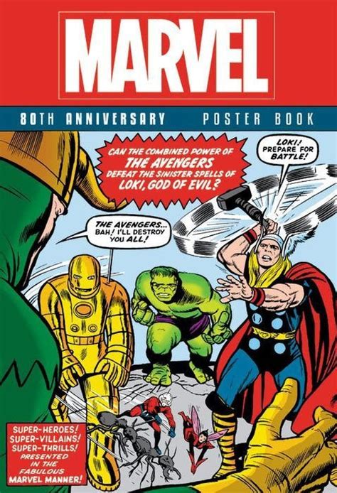 Marvel 80th Anniversary Poster Book Soft Cover 1 Marvel