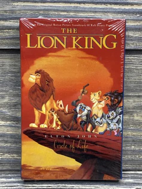 Vintage The Lion King Circle Of Life Single Cassette Tape Elton John