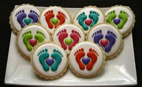 Baby Feet Cookies Baby Cookies Cookie Inspiration Cookie Decorating