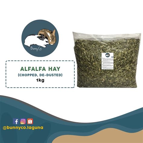 Alfalfa Hay Chopped De Dusted 1kg Shopee Philippines