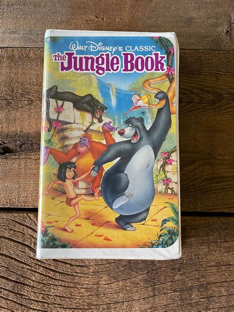Disney The Jungle Book Vhs 1991 Black Diamond Classic Edition Vintage