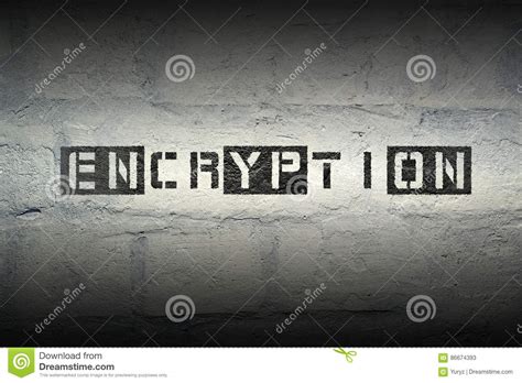 Encryption Word Gr Stock Image Image Of Decryption Encryption 86674393