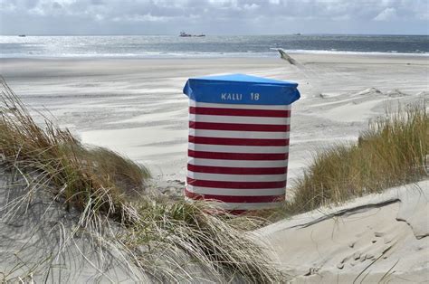 Borkum Strandzelt In Den Dünen Am Südstrand Foto And Bild Deutschland