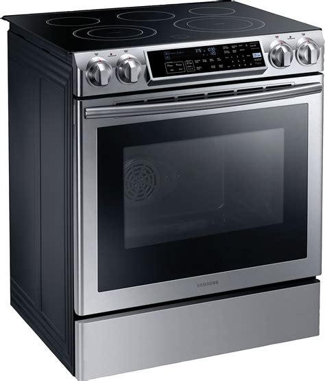 Samsung 5.8 Cu. Ft. Slide-In Electric Range - Stainless Steel | The Brick