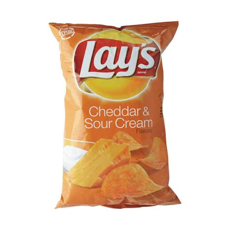 Lays Potato Chips Cheddar And Sour Cream