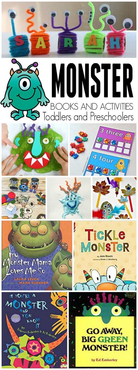Go Away Big Green Monster Activities For Toddlers And Preschoolers