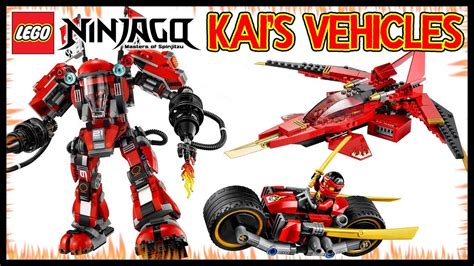 All Of Kais Vehicles Lego Ninjago Youtube