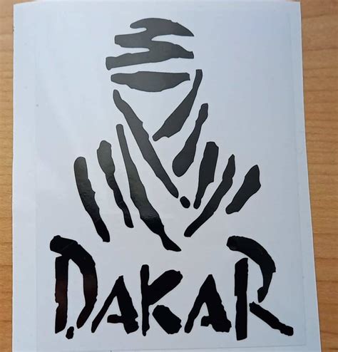 Sticker Dakar Sur Fond Transparent Rétro Passion Story