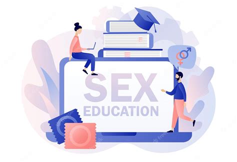 Premium Vector Sexual Education Concept Online Sexual Health Lesson For Tiny