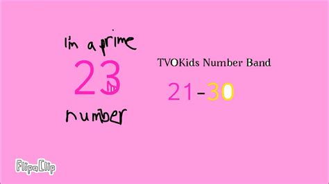 Tvokids Number Band 21 30 Youtube