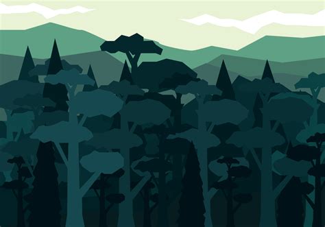 Vector Abstract Forest 182731 Vector Art At Vecteezy