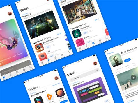 App store purchases are safe and simple, so you can start playing, gaming, reading — or just doing — right away. iOS 11 App Store Sketch freebie - Download free resource ...