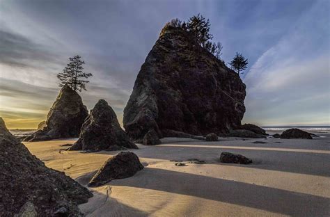 Sunset At Point Of The Arches Olympic National Park5 Andy Porter Images