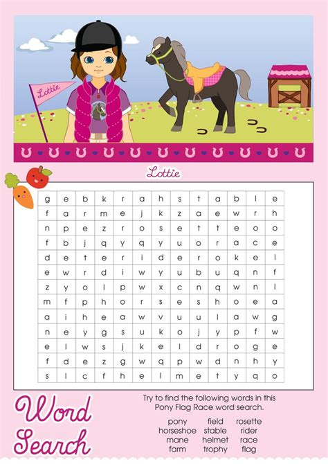 My Little Pony Word Search Printable