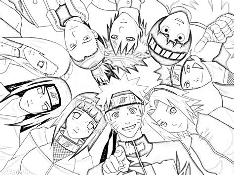 Dibujos Para Colorear De Anime Naruto Vrogue Co
