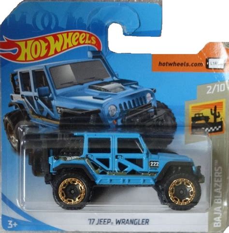 2018 17 Jeep Wrangler Lote A Hot Wheels
