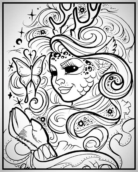 Mother Nature Coloring Pages At Getdrawings Free Download