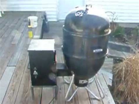 The most common way is by converting a traditional barbecue grill into a smoker. Homemade pellet grill - YouTube