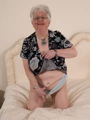 Naughty Big Breasted British Granny Getting Frisky