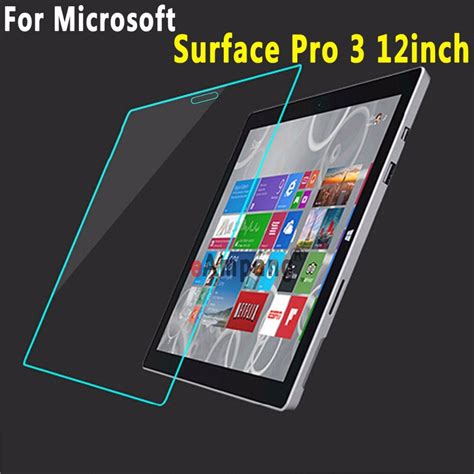 Premium Tempered Glass For Microsoft Surface Pro 3 9h Explosion Proof