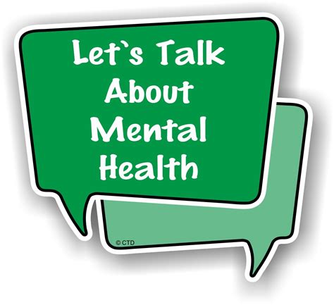 let s talk about mental health awareness speech bubbles etsy