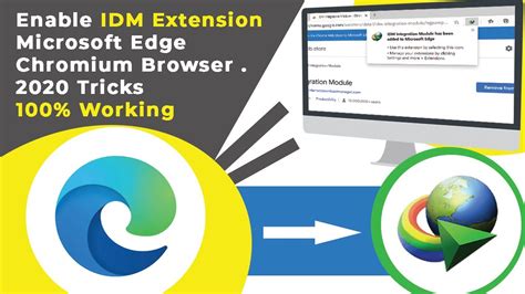 Finally internet download manager software can also be installed on microsoft edge, via the windows store. Idm Extension For Edge / Enable IDM extension on Edge Chromium Browser-Integrate ...