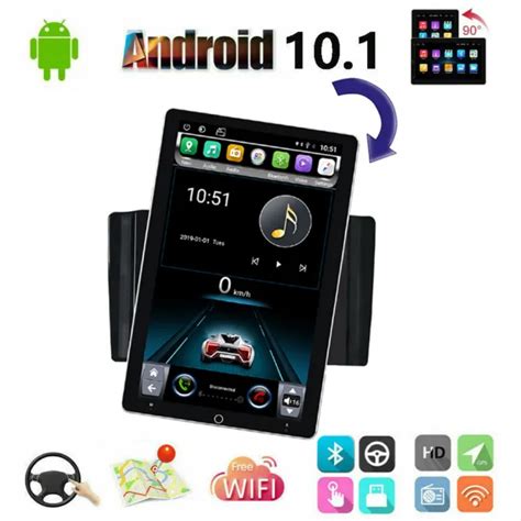 Double 2din Rotatable 101 Android 110 Touch Screen Car Stereo Radio