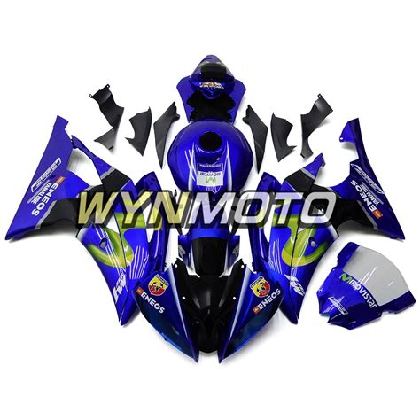 Complete Abs Plastic Injection Dark Blue Star Covers New Motorcycle