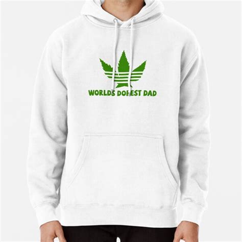 Worlds Dopest Dad T Shirt Fathers Day Weed Lover Pullover Hoodie