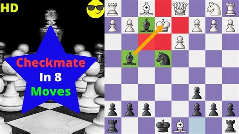 How To Checkmate In 8 Moves Only Chess Trick Win Fast With Black Side